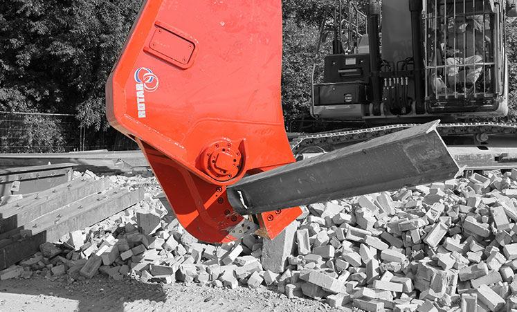 Cisaille à ferraille Rotar RSS 20 - Tête rotative puissante et lames remplaçables_1