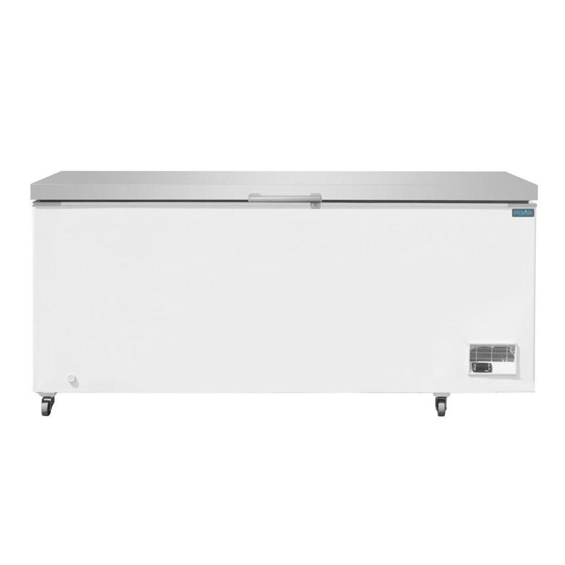 Congélateur coffre avec couvercle inox Série G 581L GP898 Polar_1