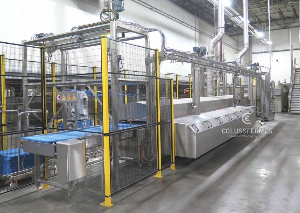 Laveuses industrielles alimentaires - Lavage plaques Colussi Ermes - 900 à 1 000 plaques/heure_1