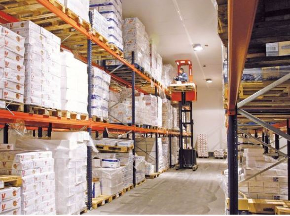 Rayonnages à palettes - Charge par niveau 2000 kg à 3000 kg - Hauteur jusqu'à 4,5m - Largeur modulable_1