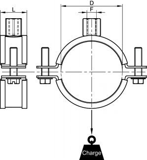 72174 - Colliers de fixation Bene Inox - Fermeture rapide - Diamètres 10 à 169 mm - Acier zingué_1