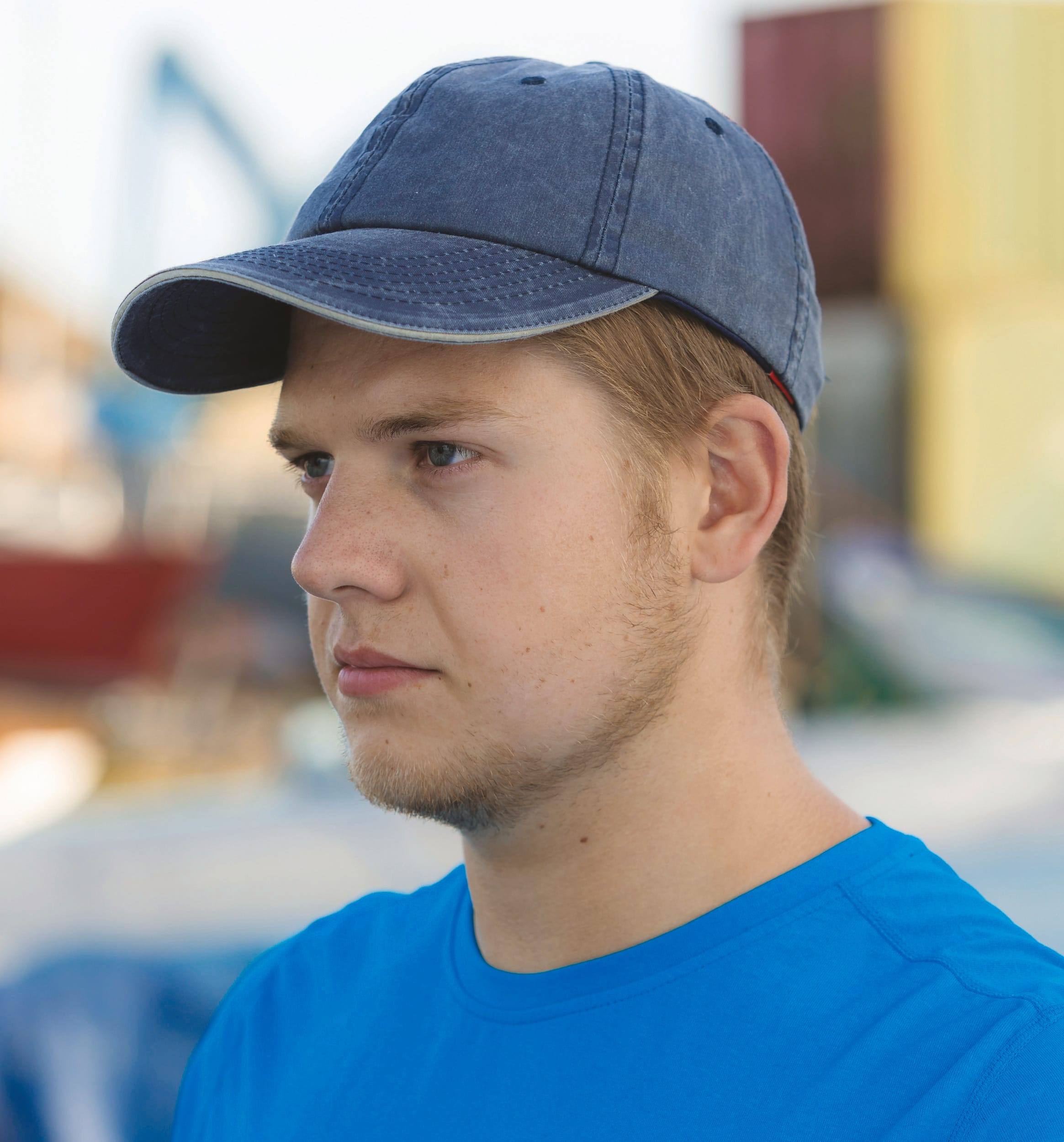 Casquette coton twill pré-lavée - Visière sandwich - Réf: RC054X - Marque: Result_1