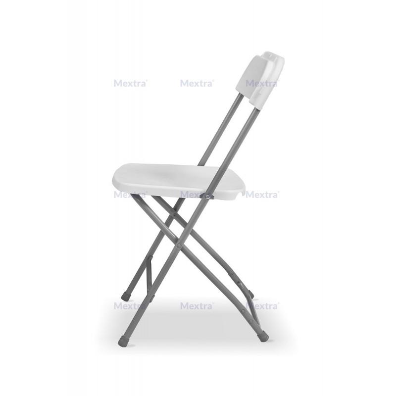 Chaise pliante POLY 7 - Blanc - Confort et Fonctionnalité pour Événements de Restauration_1