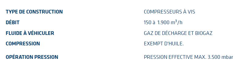 Compresseur de biogaz de la gamme c - aerzen france - débit 150 à  1.900 m3/h_1