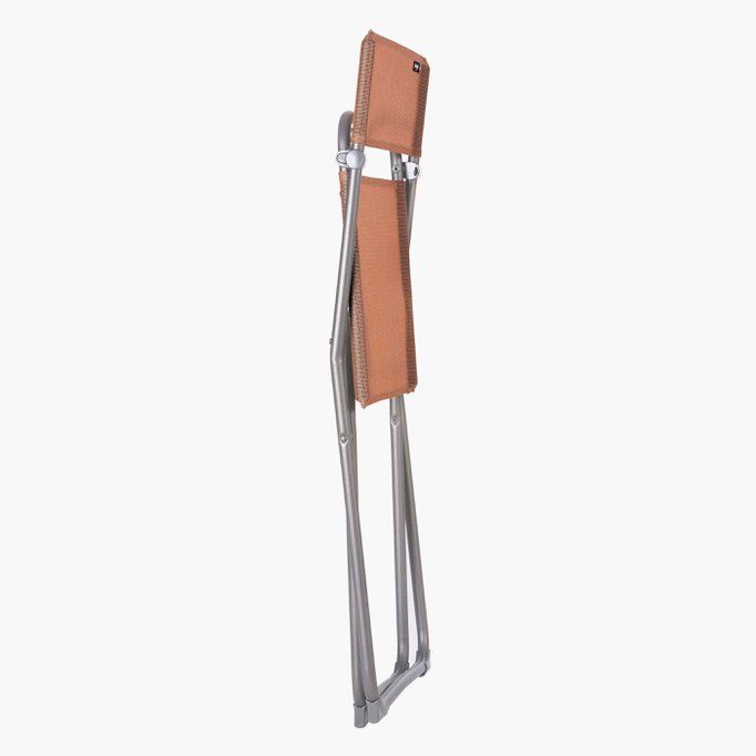 Chaise pliante Lfm2600_8899 - Lafuma - tube acier laqué et toile Batyline® Iso Terracotta_1