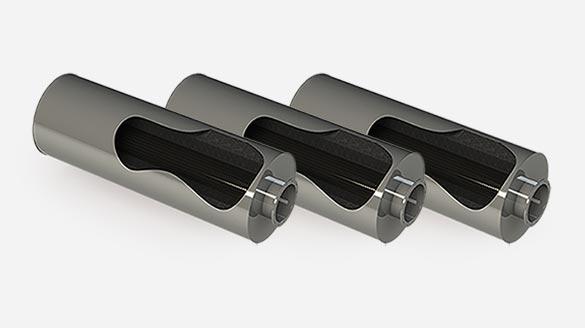 Silencieux industriels TENOR - TEHAG pour moteurs gaz, diesel et essence - Applications tout-terrain, maritimes et stationnaires_1