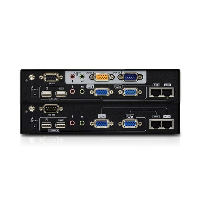 ATEN CE775 Prolongateur KVM Dual View VGA USB, audio, RS-232_1