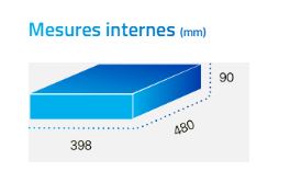 Casiers intelligents pour agences de transport - Gestion de colis de petite taille - Référence Porte H10_2