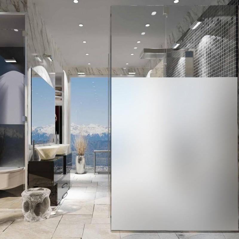 Film dépoli blanc pour fenêtre - DEP60-AOPAL - Brise-vue translucide pour intimité et lumière_1