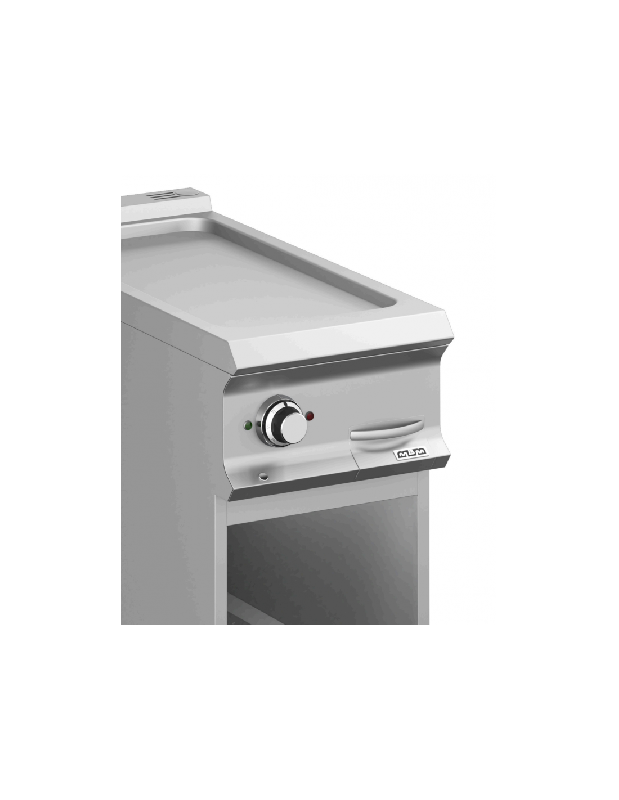 Plancha électrique plaque acier lisse chrome sur placard ouvert - MBM DOMINA PRO 900 - FTBE94AL_1