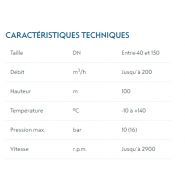 Série IL - Pompes centrifuges verticales - Boulton Pumps - débit jusqu’à 200 m³/h - aspiration et impulsion en ligne_1