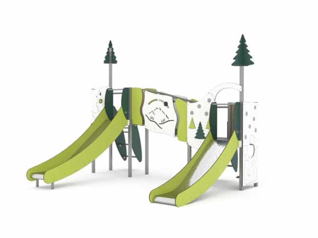 Structure multi-activités métallique montagne - LD1MON2031 - Ludoparc - pour enfants dès 1 an - capacité 20 personnes_1