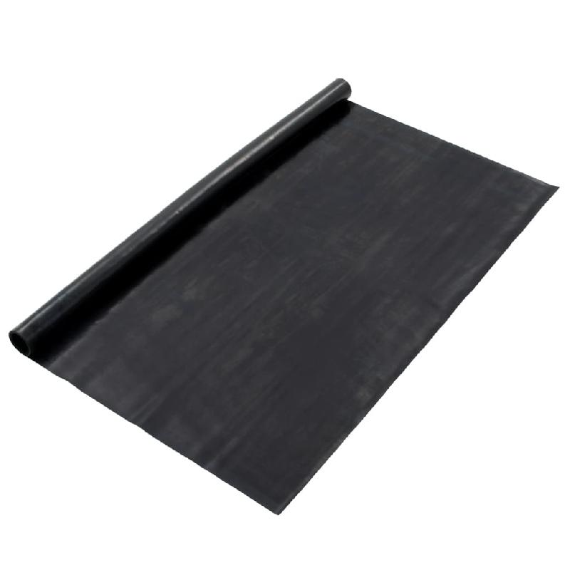 Vidaxl tapis en caoutchouc antidérapant 1,2x5 m 1 mm lisse 143956_1