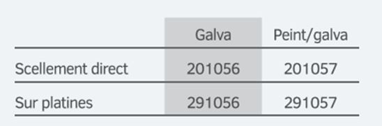 Appui vélos TROMBONE - économique et discret pour tous les 2 roues - Ø 50 mm - Largeur 300 mm - Hauteur 870 mm_1