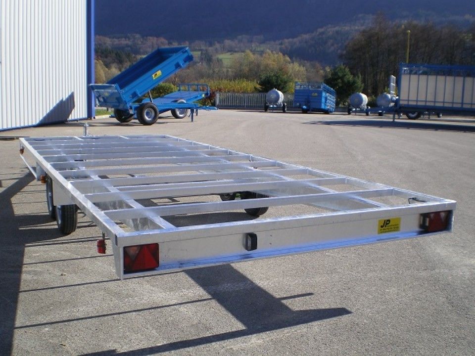 (b16) châssis tiny house - châssis de remorque - jp construction - ptac 3500 kg_1
