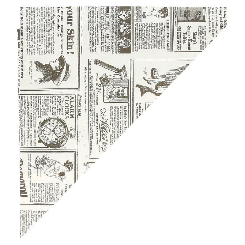 Cornet en papier ingraissable sans PFAS Times 600g 42x29cm - par 1000_1
