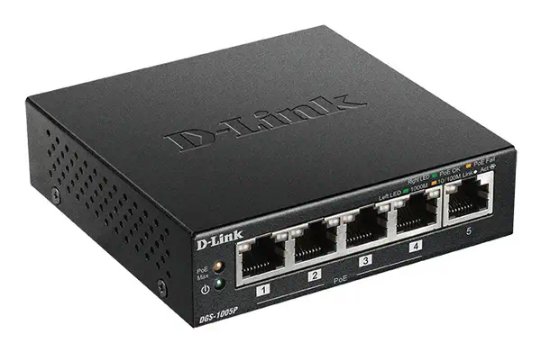 D-Link DGS-1005P/E commutateur réseau Non-géré Gigabit Ethernet (10/100/1000) Connexion Ethernet, su_1