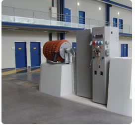 Enrouleur mécanique mobile sur rail aluminium_1