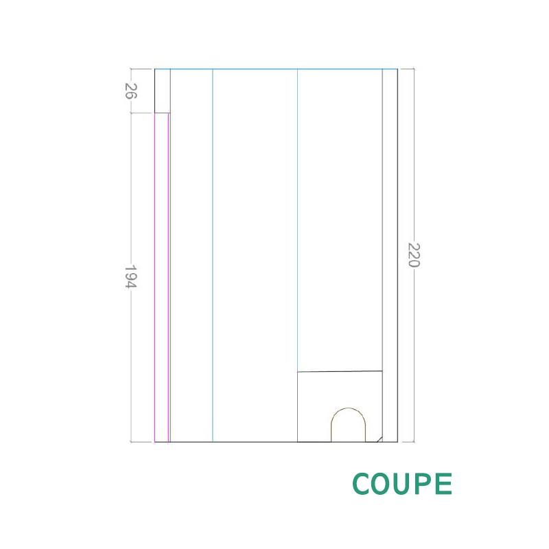 KIT CABINE HAMMAM À CARRELER RIAD 4/5 - 143X193 - 4/5 PLACES_1