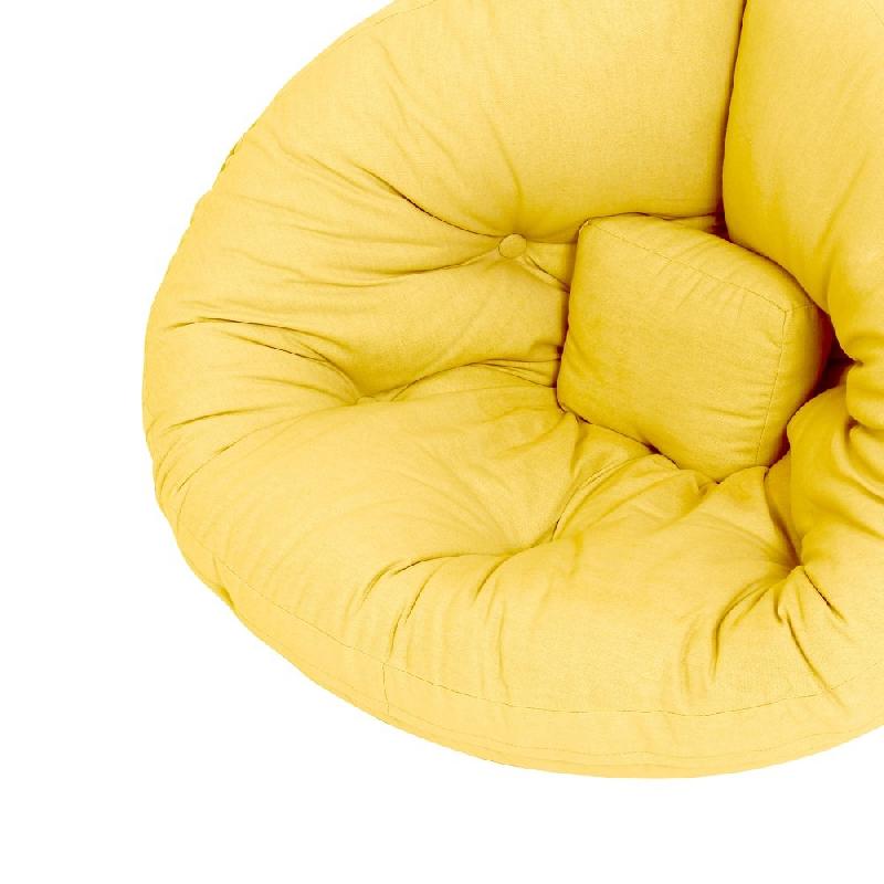 FAUTEUIL FUTON STANDARD CONVERTIBLE MINI NIDO COULEUR JAUNE
