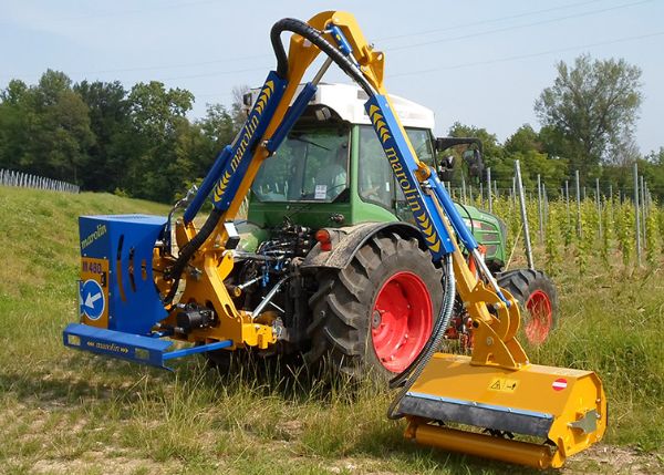 Broyeur forestier Marolin M400S APS - M48SX APS - M490SX APS, 100 cm - Débroussailleuse hydraulique pour tracteurs 60-80 HP_1