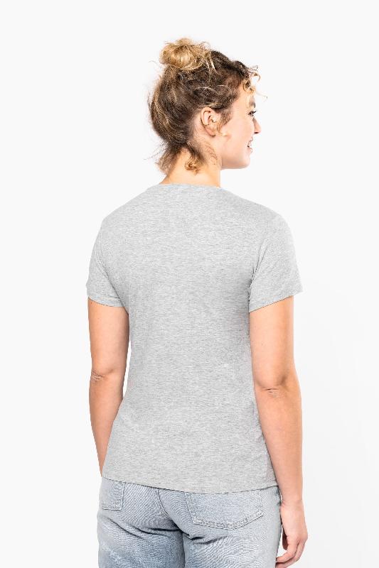 T-shirt col V manches courtes femme - Kariban - Réf: K3015 - Coupe moderne près du corps - 160 g/m²_1