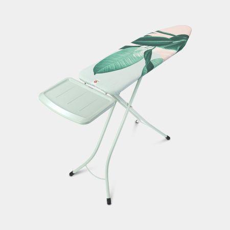 Table à repasser taille B -124 x 38 cm, pour centrale vapeur - Tropical Leaves - Brabantia UGS118388 - Aspect feuillage_1