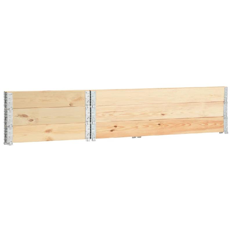Vidaxl colliers de palette 3 pcs 50x150 cm bois de pin solide 310055_1