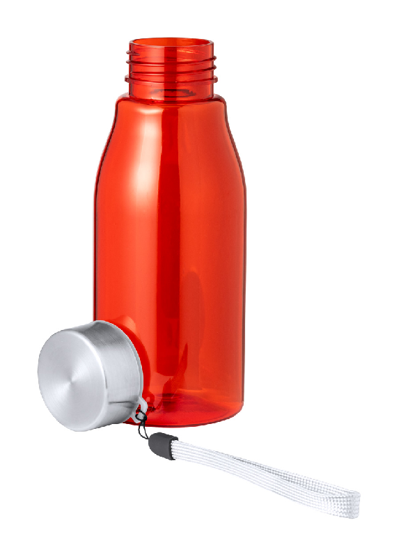 Bouteille en RPET - 350 ml - bouchon en acier inoxydable avec dragonne - sans BPA_1