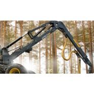 Grues forestières Kesla série 13H - portée de 9,5 à 10,5 m - rotation motorisée et trajectoire précise_1