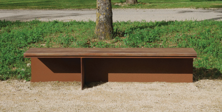 Banc public en bois - Banquette MONSIEUR - Design Vincent Dupont-Rougier_1