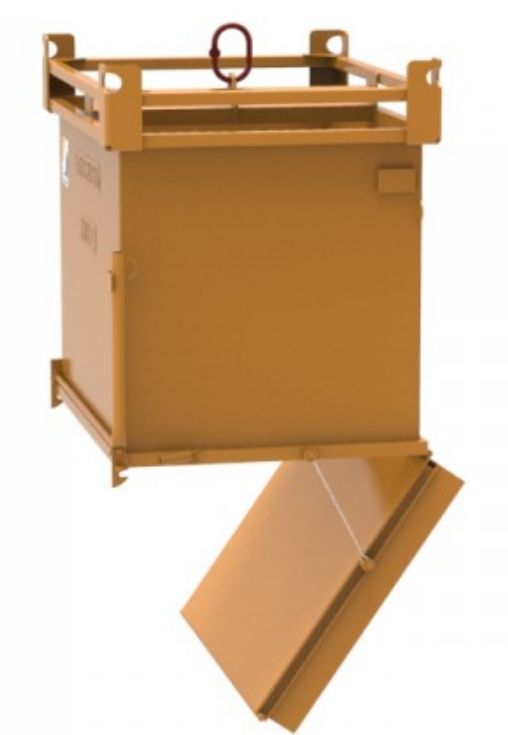 BFO - Bac à fond ouvrant 1000 L - Secatol SA - robuste, gerbable et sécurisé_1