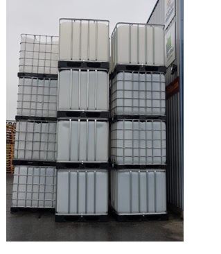 Cuve IBC pour le stockage en volume d'eau de pluie_1