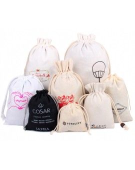 Emballage écologique - Sequoia Factory - Pochon coton bio 140grs - 10 x 15 cm - Certifié OEKO-TEX_1
