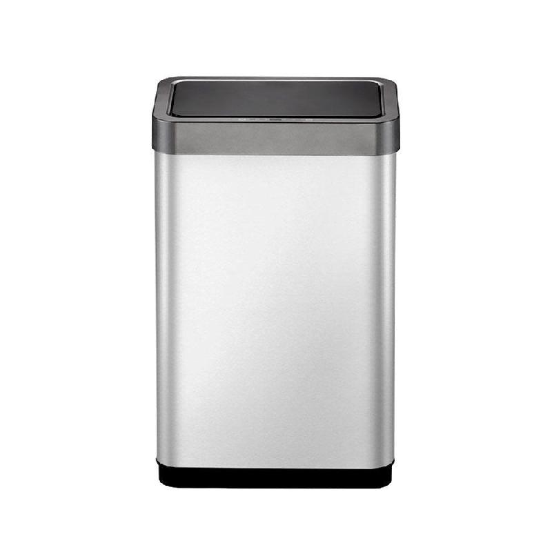 Poubelle à détecteur de mouvement en inox 47l 27,9x46,9x64,7cm_1
