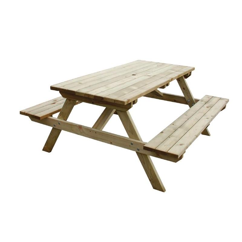 Table pique-nique en bois 1,5m | Rowlinson - CG095_1