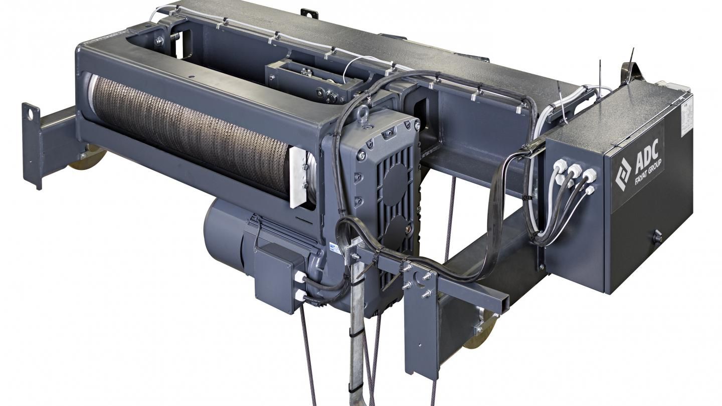Te à th - palan ADC Fayat - charge jusqu'à 80 t - monorail et birail - compacts à hauteur perdue réduite_1