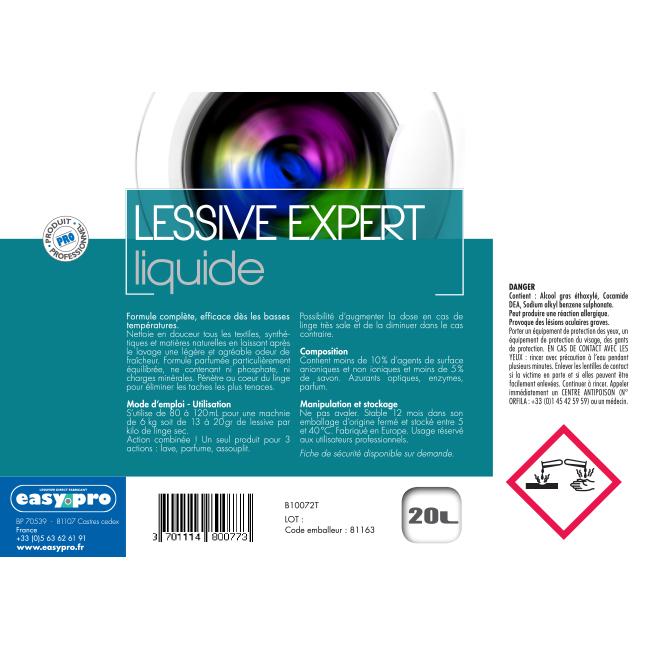B10072t - Easypro - Lessive liquide expert 20L - Haute performance dès basses températures_1