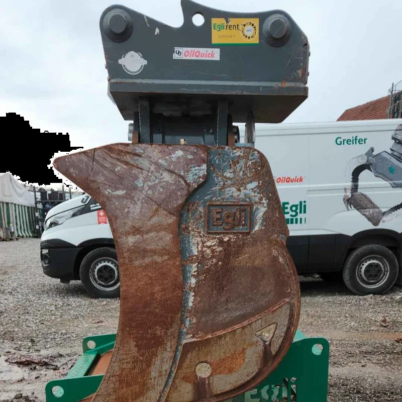 Godet de talutage orientable Egli EML 200-1600 - BVE 250 100° - 930L - 975kg - Acier Hardox_1