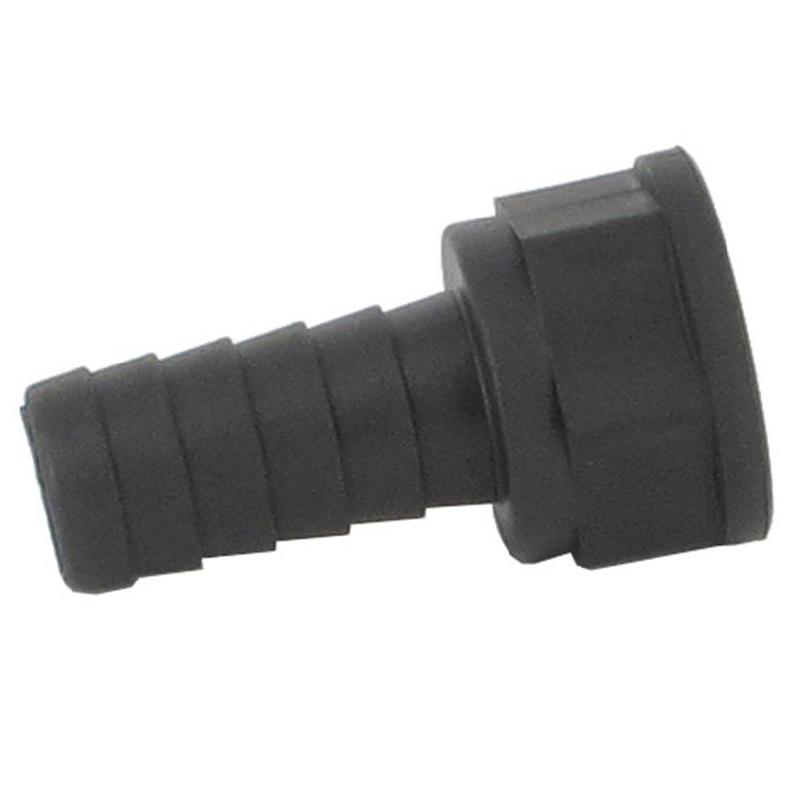 Raccord annelé - Droit - F 1/2