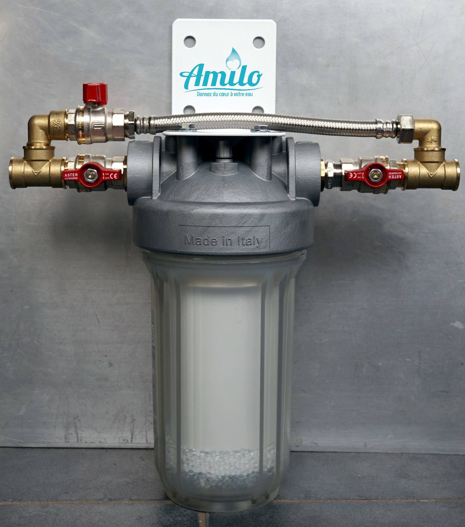 Solution purification d'eau de réseau et anti-calcaire  amilo_1