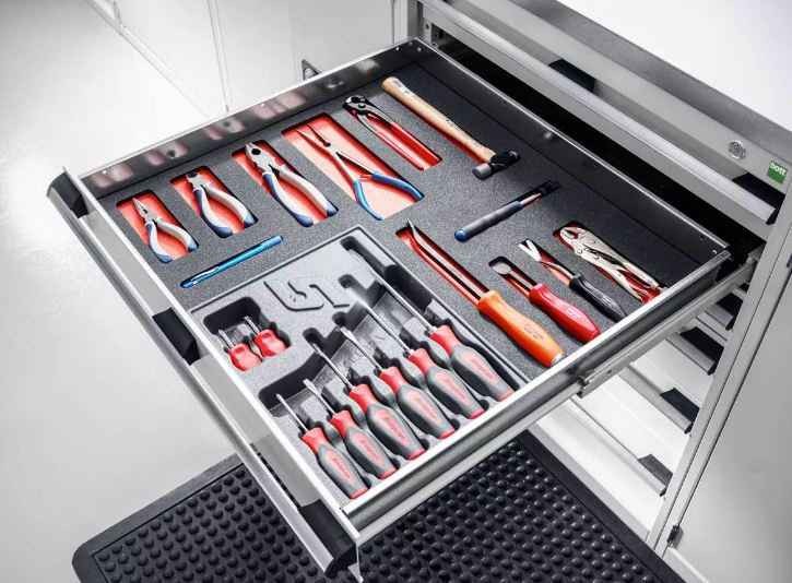 Système de rangement complet Cubio - Pour ateliers et garages professionnels - Armoires, établis et solutions modulaires_1