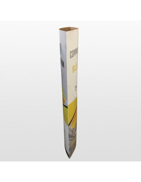 Totem carton - 58x160cm - impression double face - matière 100% recyclable - ie-tot-carton_1