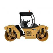 Cb7 tambour plein - rouleau tandem vibrant - caterpillar - compacteur de 7t_1