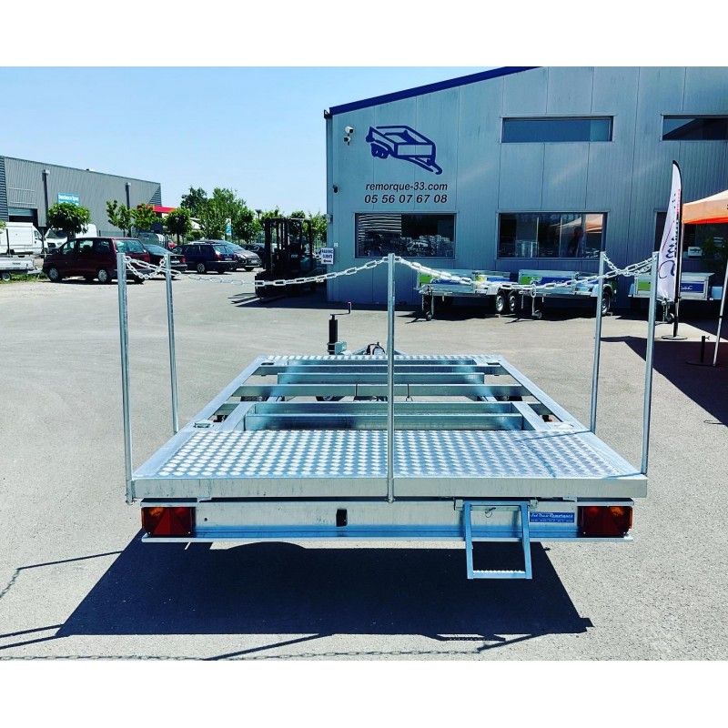 Châssis de remorque - Sud Ouest Remorques - PTC 2500/3500 kg - 2/3 essieux freinés - L 4/6 m x l 2/2,5 m_1