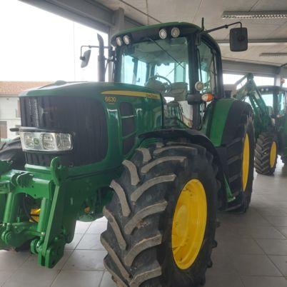 Tracteur agricole John Deere 6630 Premium - 2009 - 130 ch - PowerQuad 24/24 - 4RM_1