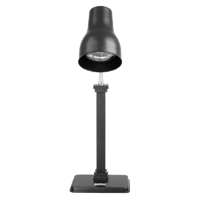 Lampe chauffante sur pied Buffalo noir mat 250 W | Buffalo - JA866_1