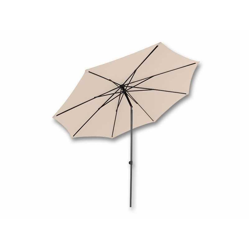 Parasol droit bali ø300 cm – MTF – toile naturelle avec manivelle – 2naz0167_1