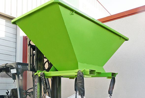 Tb-l - Trémie de remplissage et levage Big-Bag - Goubard SARL - Capacité de 830 à 1460 L - Charge admissible 2T - Homologuée_1