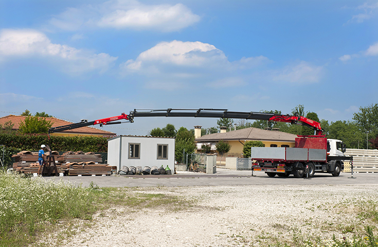 Grue auxiliaire Fassi F275A e-dynamic - capacité 25,2 tm - bras jusqu'à 23,20 m_1
